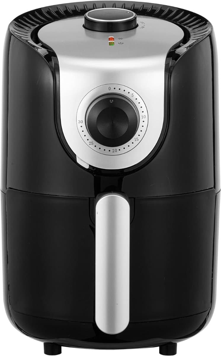 MIRA® Mini airfryer - Airfryer - Airfryer klein - Zwart - 27cm x 20cm x 32cm — afbeelding 1