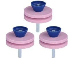 Dailygoods- Grasmaaier Slijpschijf Dubbel Laags - Slijpschijf 56 mm - Slijpschijf voor Gazons - Slijpschijf voor Rototillers - Slijpschijf voor Boorbladen - Premium Kwaliteit