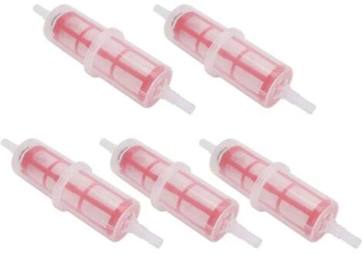 Vijf dieselfilters, geschikt voor zware heftrucks, 8 mm/0,3 inch of 10 mm/0,4 inch brandstoffilterslangen. — afbeelding 1
