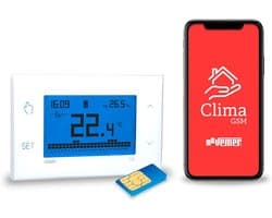 GSM Slimme Weekklok Thermostaat voor Afstandsbediening