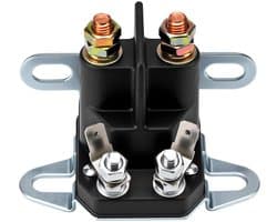 Startrelais Motor - Starter Solenoïde - Gazonmaaier Starten - 12V 4 Aansluitingen - 9.6 x 7.6 x 7.3 cm