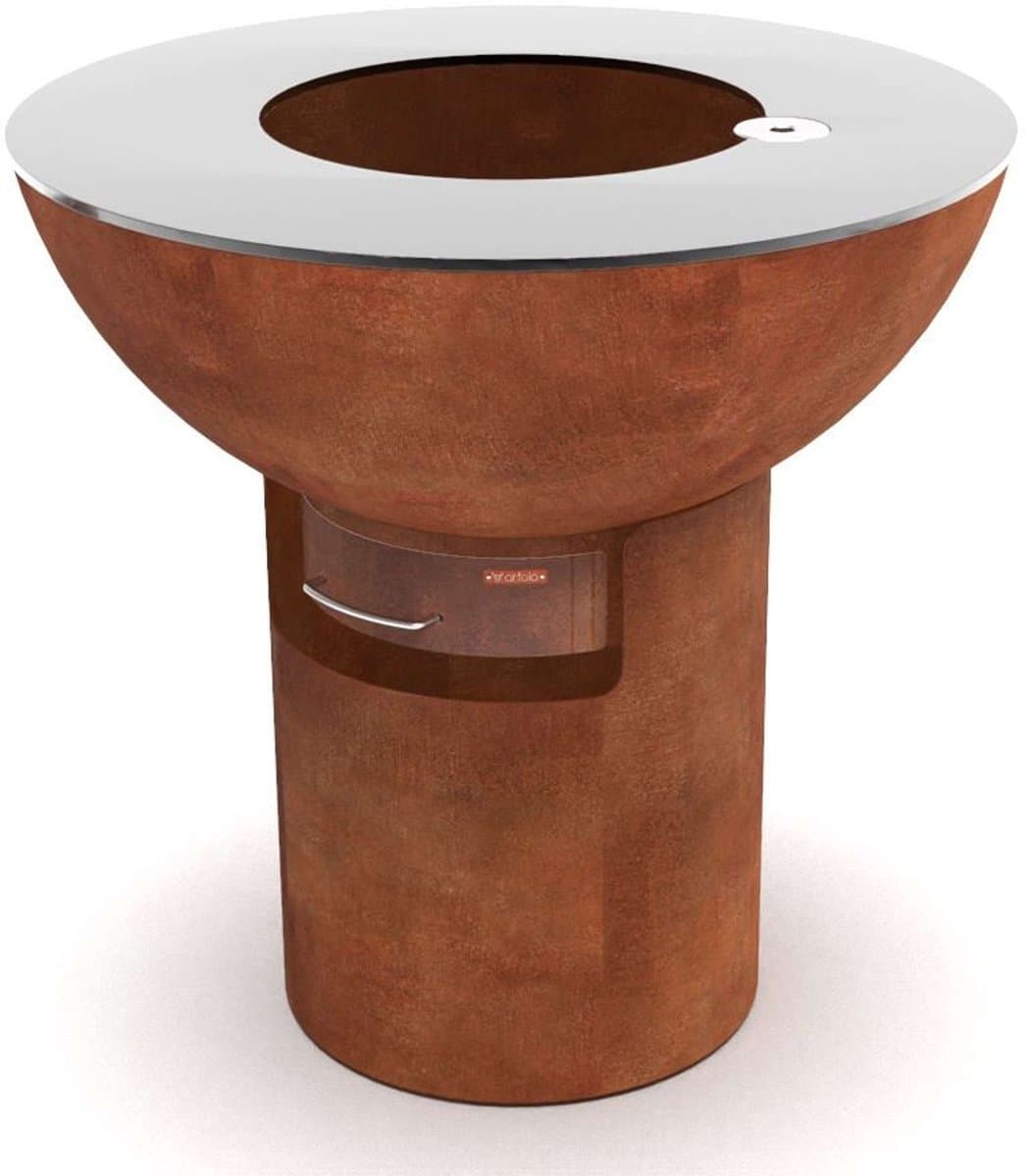 Artola - fiQ XL met Kolom XL - Cortenstaal - Bruin — afbeelding 1