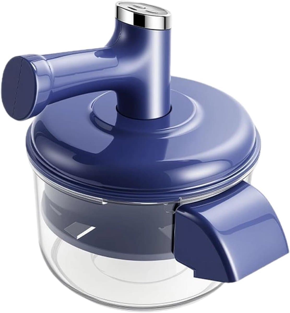 Druiven Schilmachine - Fruit Peller - Snel Vruchten Voorbereiden - Stille Werking - 20.8 x 20.8 x 25 cm - Blauw — afbeelding 1