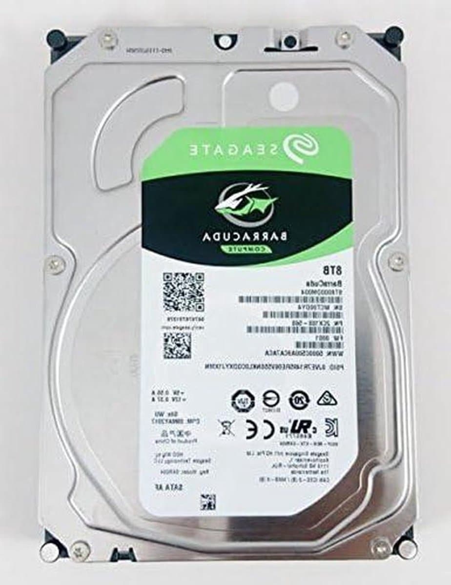 Interne Harde Schijf - Opslagstation - Desktop Opslag - Hoge Capaciteit - 8 TB - Zwart — afbeelding 1