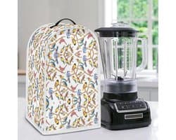 Mixerhoes Keukenmachine - Apparaathoes Beschermhoes - Keuken Beschermen - Waterdicht Stofvrij - 40.5 cm lang - Vogelpatroon