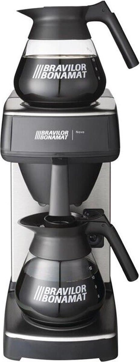 Bravilor Bonamat Novo - Koffiezetapparaat incl. 1 glazen kan - RVS — afbeelding 1