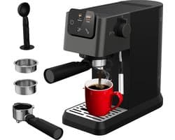 White-Label® Espressomachine - Koffiezetapparaat - Koffiemachines - Zwart