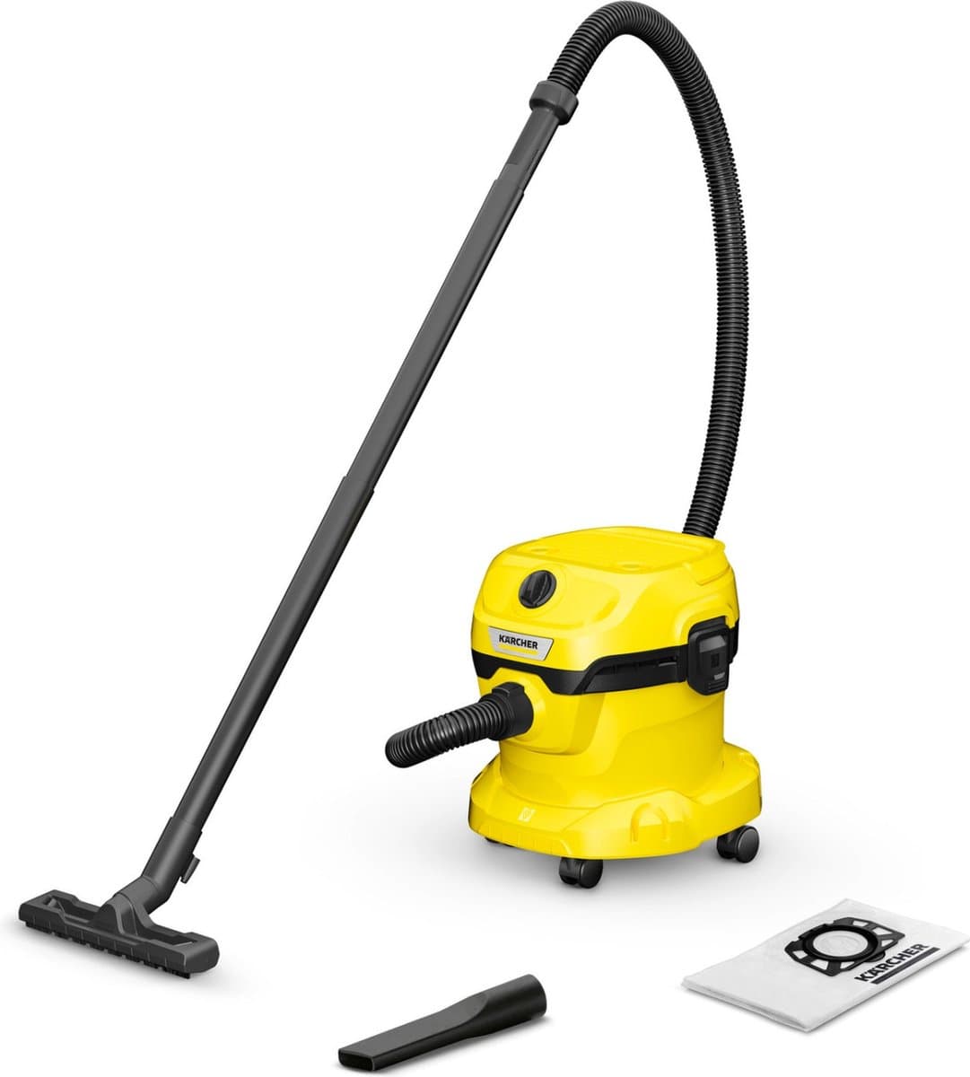 Karcher WD2 PLUS V-12/4/18 met nat en droog zuigen en blaasfunctie — afbeelding 1