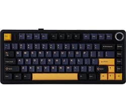 AULA F75 - Draadloze Gaming Toetsenbord - Mechanisch - Gasket - Hot Swap - QWERTY Toetsenborden - Tri mode - 80 Keys - Donder zwart
