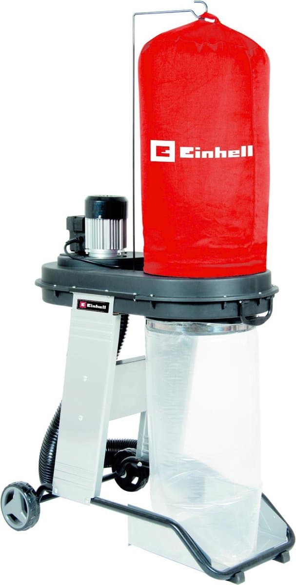 Einhell Elektrische Afzuiginstallatie TE-VE 550/2 A - 550 W - Stopcontact voor maximaal 2500 W - Opvangzak: 65 L - Lengte zuigslang: 250 cm - 1600 Pa — afbeelding 1