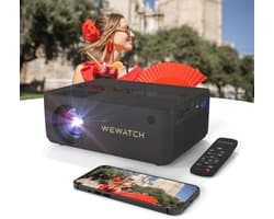 Draagbare Mini Projector 1080P Full HD | WiFi & Bluetooth Ondersteuning | Compacte Beamer voor Home Cinema