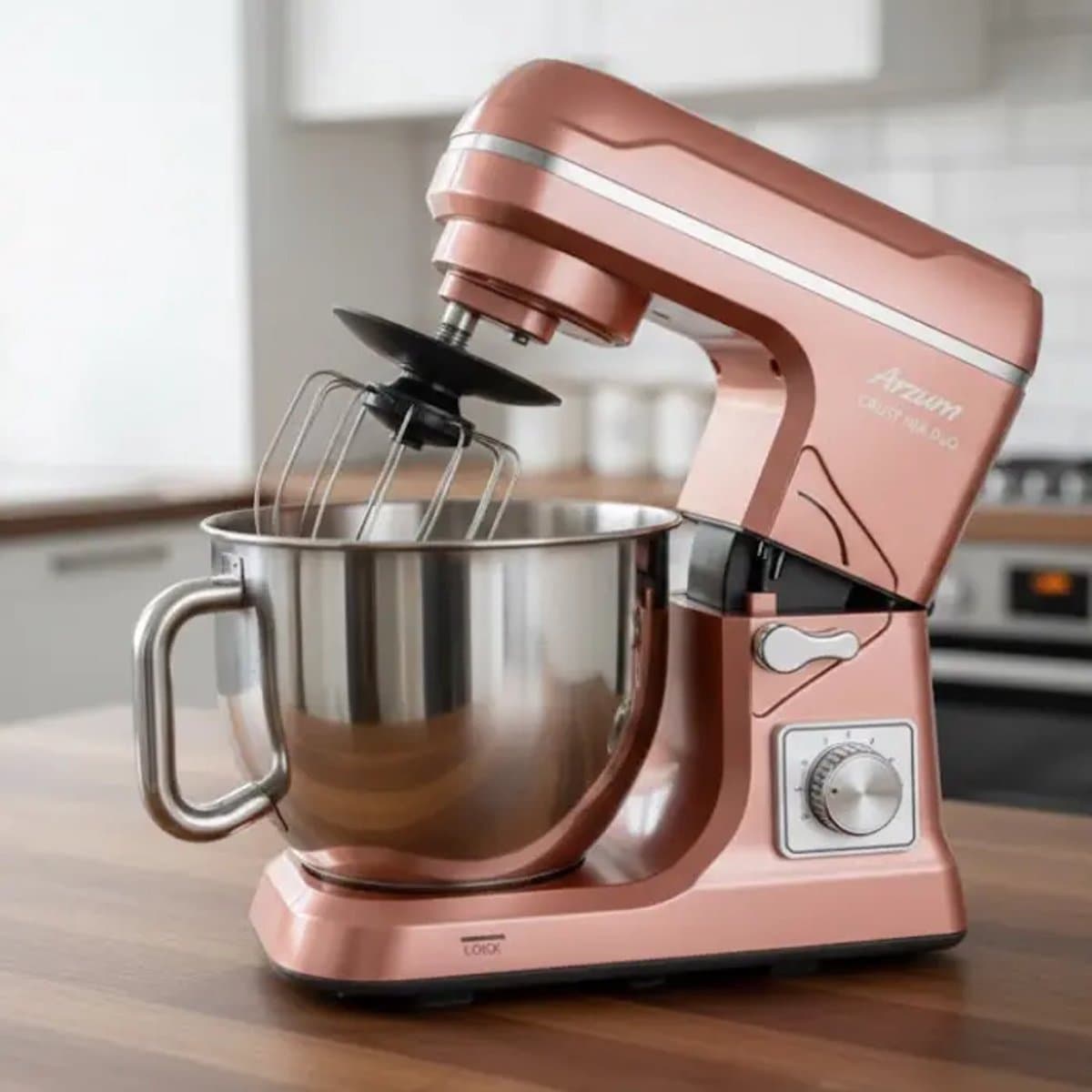Arzum Crust Mix Duo Stand Mixer AR1129-1000 | Sunset - 1000W - 5 liter - 6 snelheden - pulsestand - rood — afbeelding 1