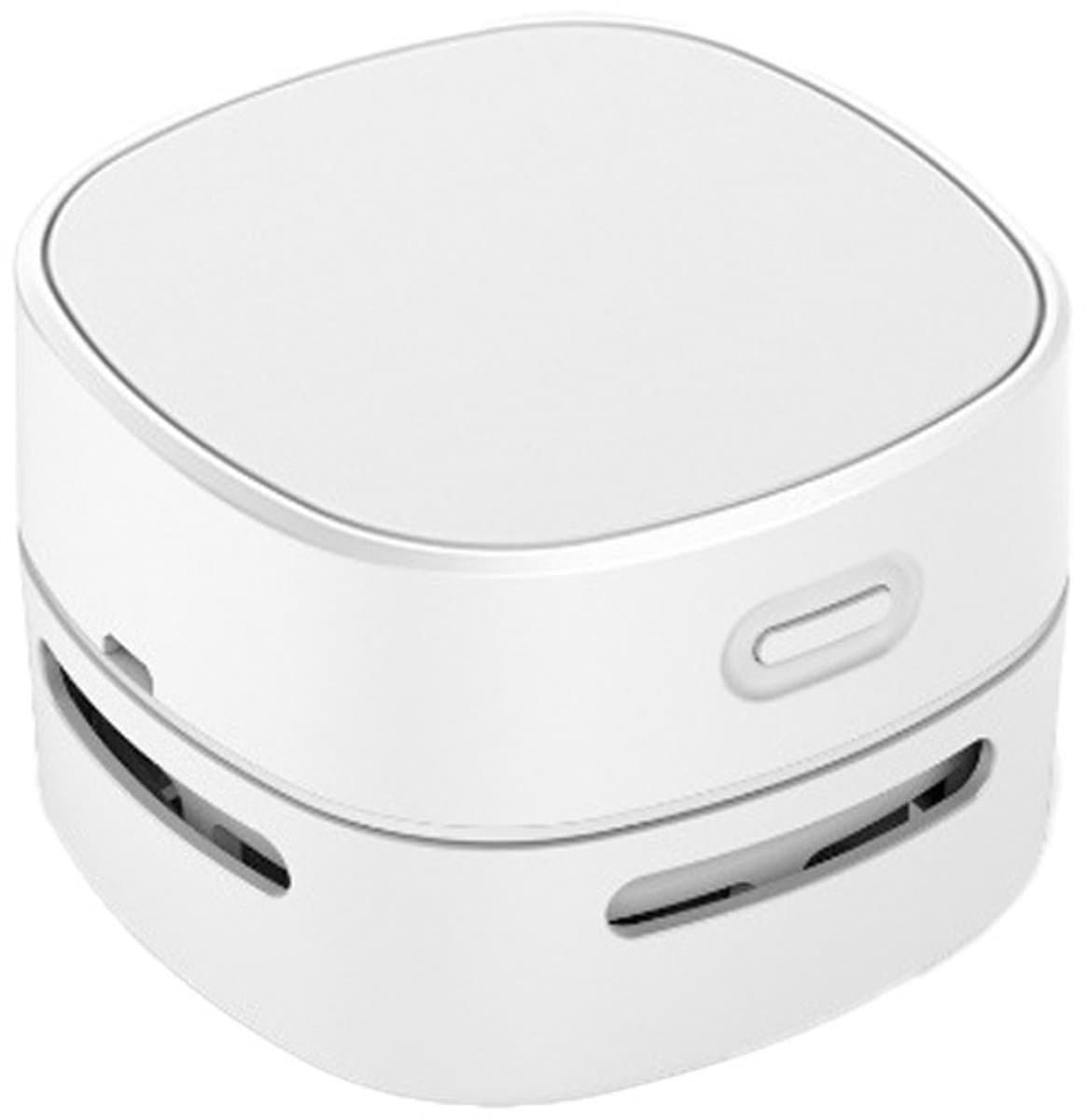 Kleine handzame stofzuiger - huishoudelijk draagbaar all-in-one draadloze mini tafelstofzuiger - Wit oplaadbaar model — afbeelding 1