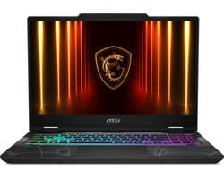 MSI Cyborg 15 B13WFKG-879BE Intel® Core™ i7 i7-13620H Laptop 39,6 cm (15.6") Full HD 16 GB DDR5-SDRAM 512 GB SSD NVIDIA GeForce RTX 5060 Wi-Fi 6E (802.11ax) Windows 11 Home Zwart