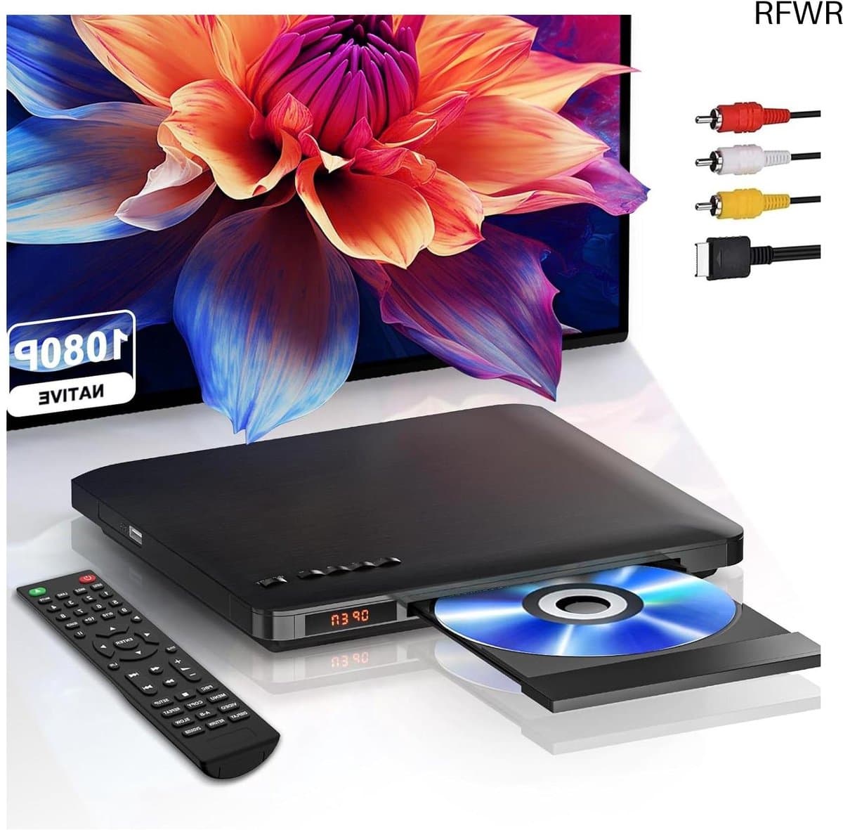 DVD Speler met HDMI - Blu Ray Spelers - Externe DVVD Speler Compact — afbeelding 1