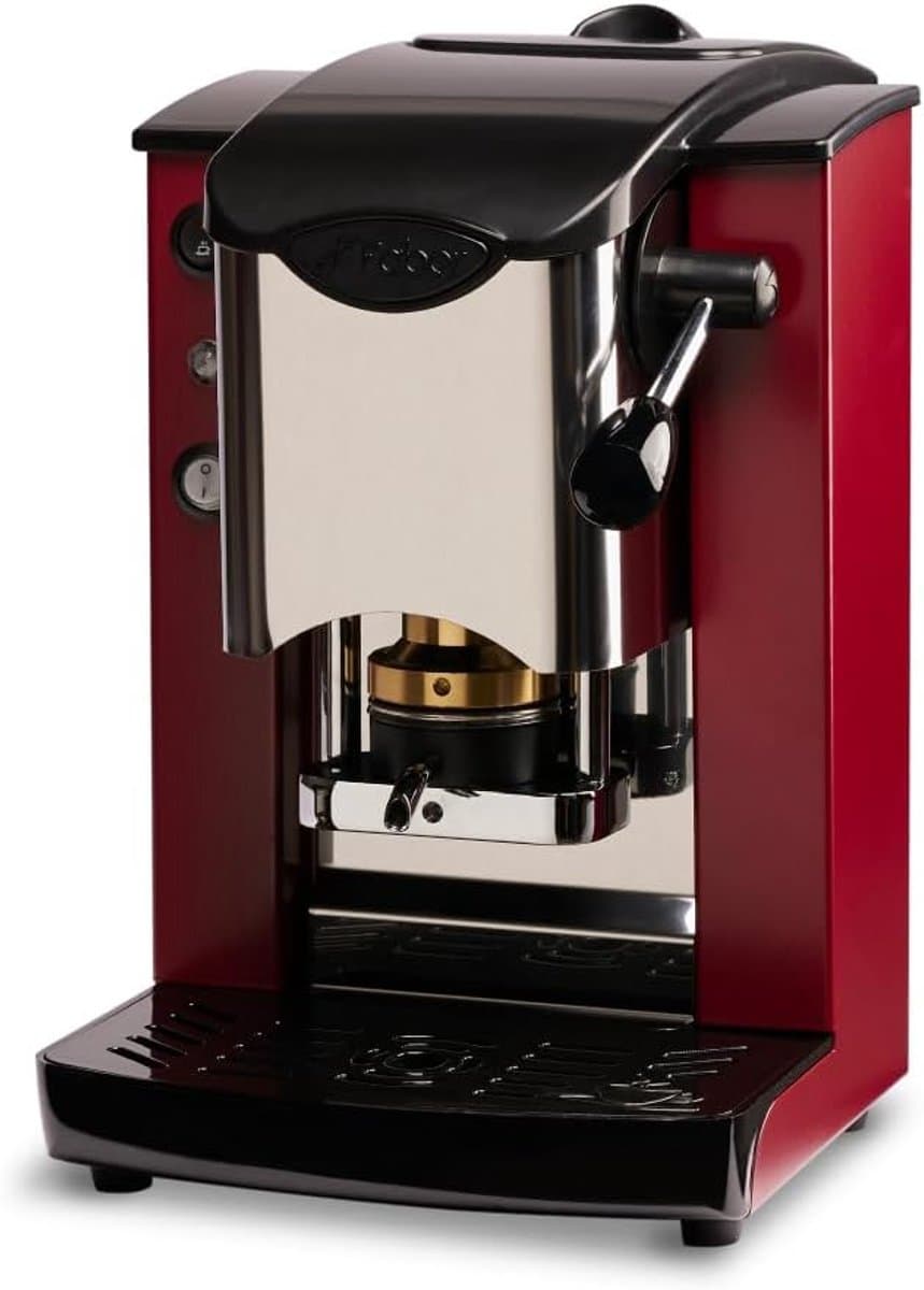 Koffiepadmachine - ESE machine - Snelle koffie - Verstelbare padpers - 32 x 21 x 35 cm - Roestvrij staal Zwart — afbeelding 1