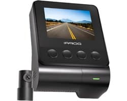 Dashcam voor Auto - Dual Dashcam 2.7K 1944P - Auto Camera Recorder - 360° Draaibare Lens - IMX335 Sensor - Wifi & GPS Tracking - 24H Parkeermodus - H.265 Video - Zonder Geheugenkaart - Met Dual GPS - Zwart