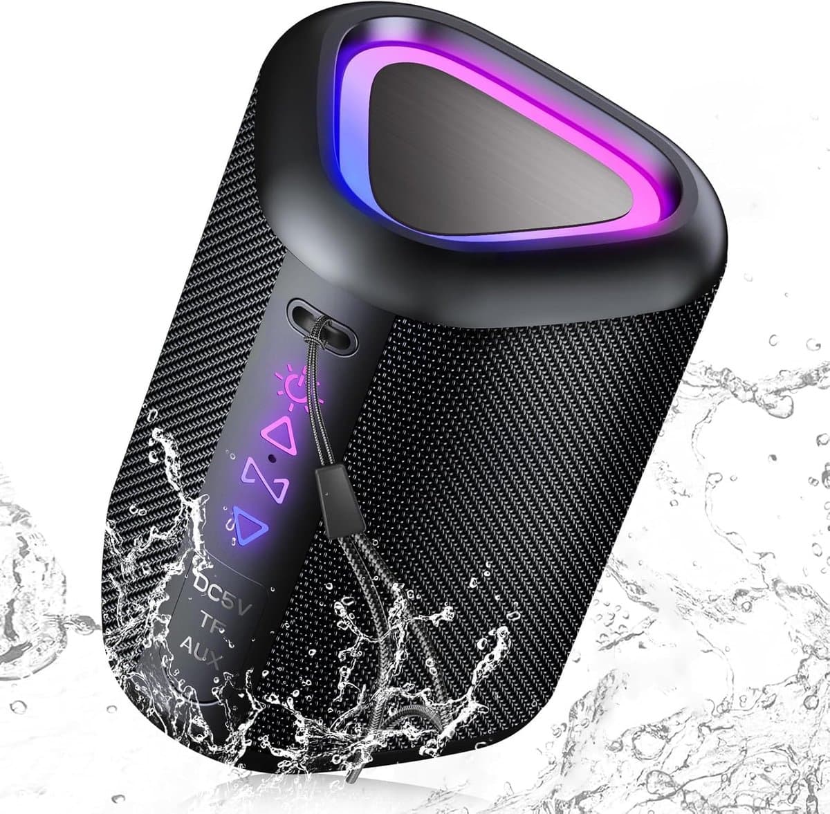 Lzwintrading - Bluetooth Speaker Draadloos - IP67 Waterproof - Draagbare Outdoor Mini Luidspreker - Sterke Bas met Basradiatoren - 12 Uur Afspeeltijd — afbeelding 1