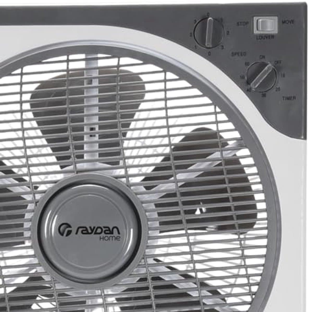 Vloerventilator met Timer en 3 Snelheden - 30 cm, 50 W, Draagbaar voor Thuisgebruik — afbeelding 1