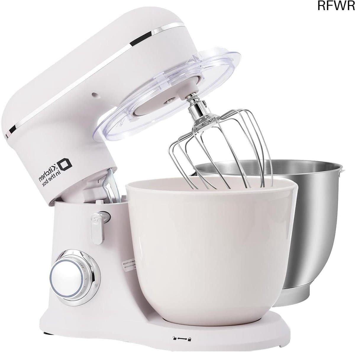 RFWR® Krachtige Keukenmachine met 10 Snelheden en 2 Mengkommen - 4.5L & 5L — afbeelding 1
