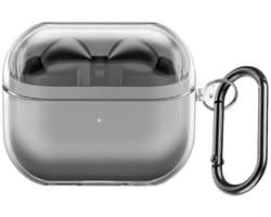 Beschermhoes Geschikt voor Samsung Galaxy Buds 3/Buds 3 Pro met karabijnhaak