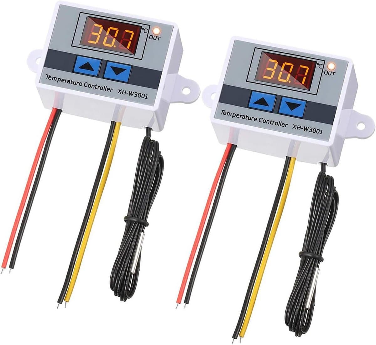 Digitale Temperatuurregelaar DC 12V - Thermostaat voor Verwarming en Koeling met Waterdichte Sonde (-50°C tot 110°C) — afbeelding 1