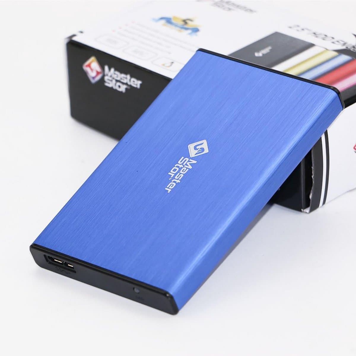 Externe Draagbare Harde Schijf 120GB USB 3.0 Compact Snel Back-up Opslag Blauw — afbeelding 1