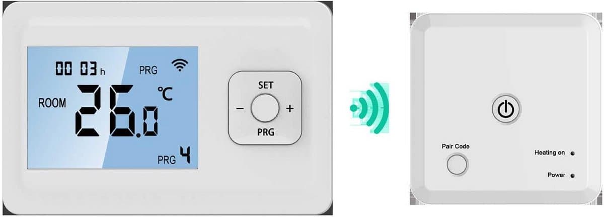 Slimme WiFi Thermostaat met App en Spraakbediening voor Gasboilers — afbeelding 1