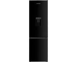 Heinner HC-HM260BKWDE++ Koel-vriescombinatie met Waterdispenser – 260 L – Elektronische Temperatuurregeling – Omkeerbare Deur – Zwart – 5 Jaar Garantie