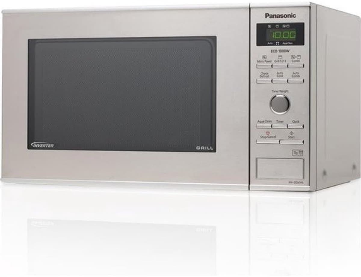 Invertermagnetron met grill - 1000 Watt, 23L, roestvrij staal — afbeelding 1