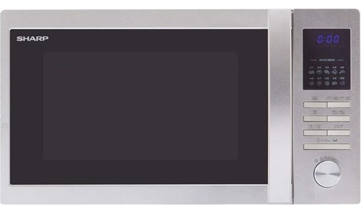 Combi grill - 900W - 25L - Roestvrij staal - Blauw — afbeelding 1