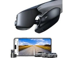 Dashcam voor auto - Zwart - 4K Voor en 1080p Achter - Wifi, G-sensor en 128 GB Kaart - Voor Audi 2019-2026