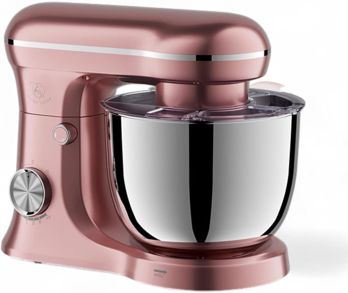Keukenmachine - Mixer Keuken - Bakken Thuis - Krachtige 1500W Motor - 5 Liter Kom - Roze — afbeelding 1