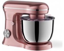 Keukenmachine - Mixer Keuken - Bakken Thuis - Krachtige 1500W Motor - 5 Liter Kom - Roze