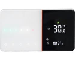 Slimme Wifi Thermostaat - Programmeerbare Regelaar - Temperatuur Beheer - Nauwkeurige Controle - 131x75x136 Mm - Wit