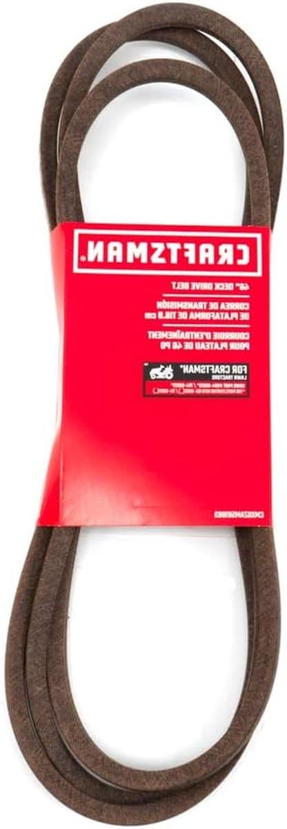Grasmaaier Riem - Aandrijfriem Gazonmaaier - Gazon Onderhoud - Hoge Weerstand Materiaal - 46 inch Dek - Zwart — afbeelding 1