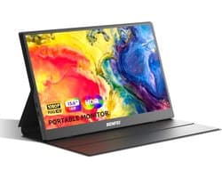 Benfei Portable Monitor 15.6" Full HD - Draagbare Monitor USB-C / HDMI met Luidsprekers