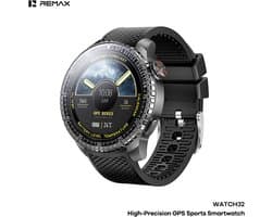 Remax WATCH32 - Smartwatch - GPS - Sport - Nauwkeurige positiebepaling - Tarnish
