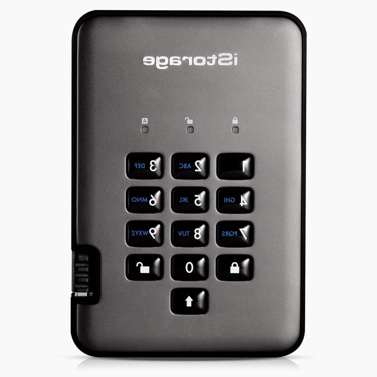 Externe SSD - Veilige dataopslag - Digitale activa beschermen - Wachtwoord beveiligd - 128 GB - Grafiet — afbeelding 1