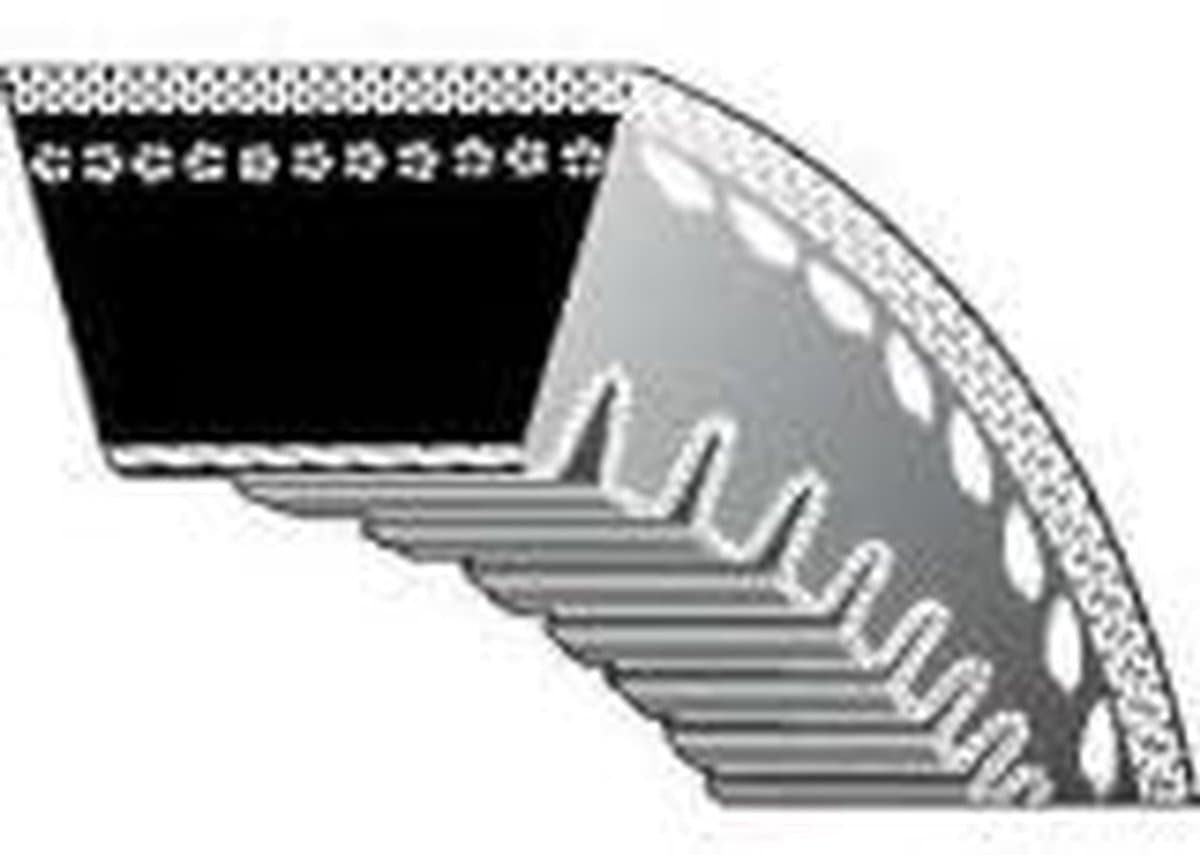 Aandrijfriem - V-riem - Grasmaaier Onderhoud - Open Flank - 840 mm - Zwart — afbeelding 1