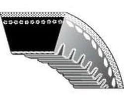 Aandrijfriem - V-riem - Grasmaaier Onderhoud - Open Flank - 840 mm - Zwart