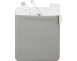Harde schijf houder - Laptop tas - Extra opslag - Kleverige montage - 15 x 11.5 cm - Zwart