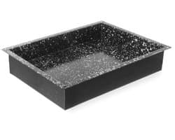 Tray CONVECTOMAT KLASSIEK GN 2/3, HENDI, GN 2/3, Zwart, 354x325x(H)60mm, Rechthoekig