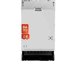 Geïntegreerde Vaatwasser - Vaatwasmachine Slim - Keuken Opruimen - Energiezuinig A++ - 45 cm - Wit
