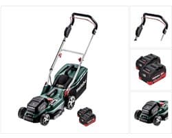 Metabo RM 36-18 LTX BL 36 accugrasmaaier 36 V ( 2x 18 V ) LTX Brushless + 2x accu 8.0 Ah - zonder lader