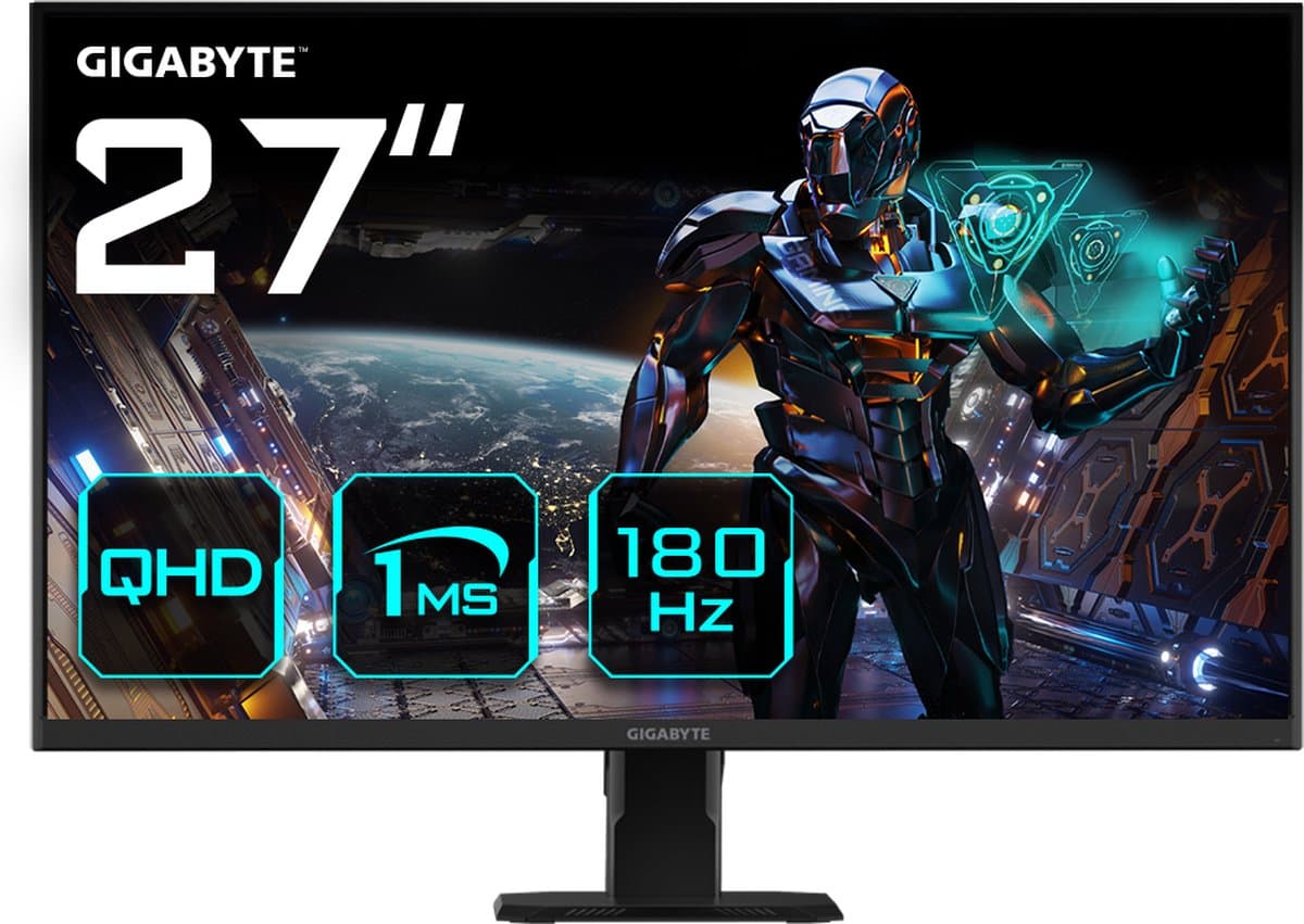 Gaming-Monitor Gigabyte GS27QA Quad HD 27" 180 Hz — afbeelding 1