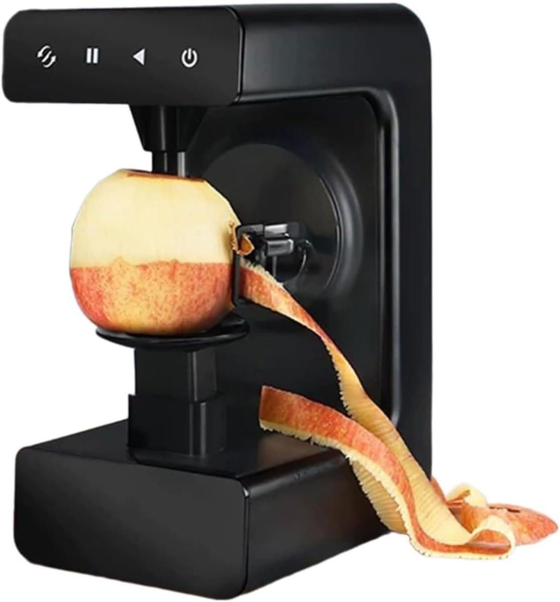 Elektrische Schilmachine - Fruit en Groente - Snel Schillen - Automatische Uitschakeling - 26x13.5x17 cm - Zwart — afbeelding 1