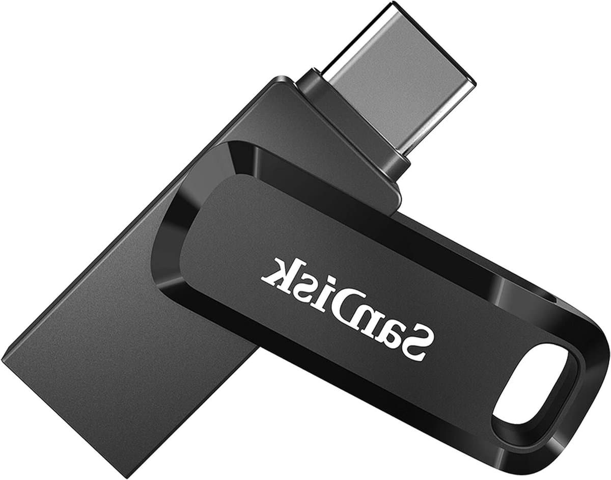 USB Flash Drive - Dual Drive Go - Bestanden Overzetten - Dubbele Connectoren - 512GB - Zwart — afbeelding 1