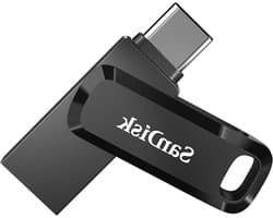 USB Flash Drive - Dual Drive Go - Bestanden Overzetten - Dubbele Connectoren - 512GB - Zwart