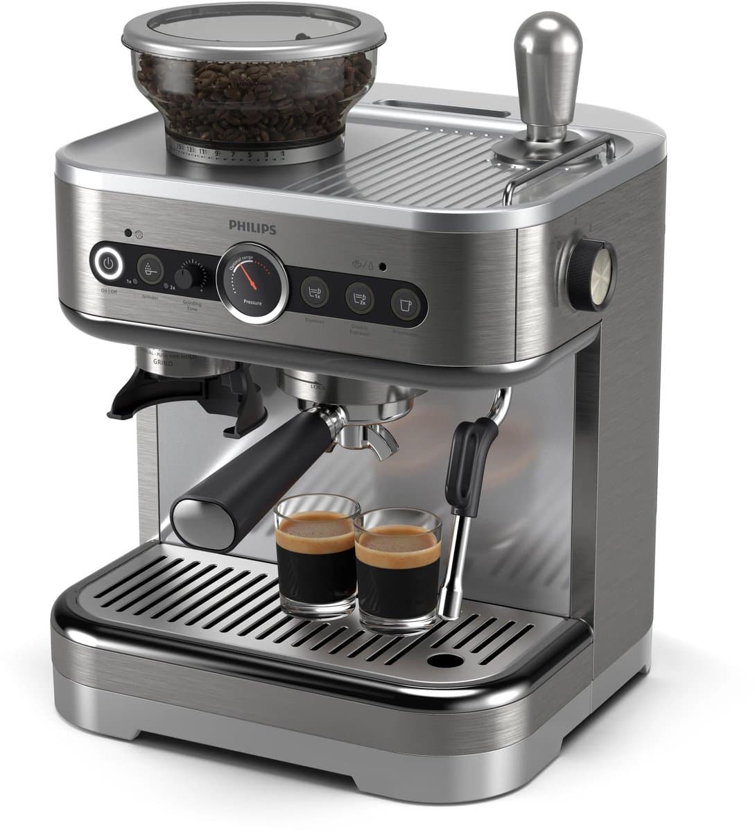 Philips PSA3218/01 - Koffiezetapparaat - Half automatisch Espressomachine - 2,3 l - Grijs — afbeelding 1